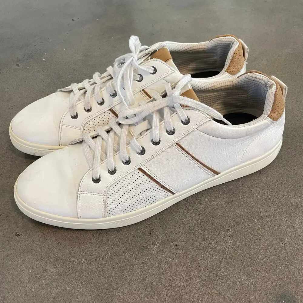 ALDO Kailiclya White Mens Low Top fashion sneaker shoes size 13